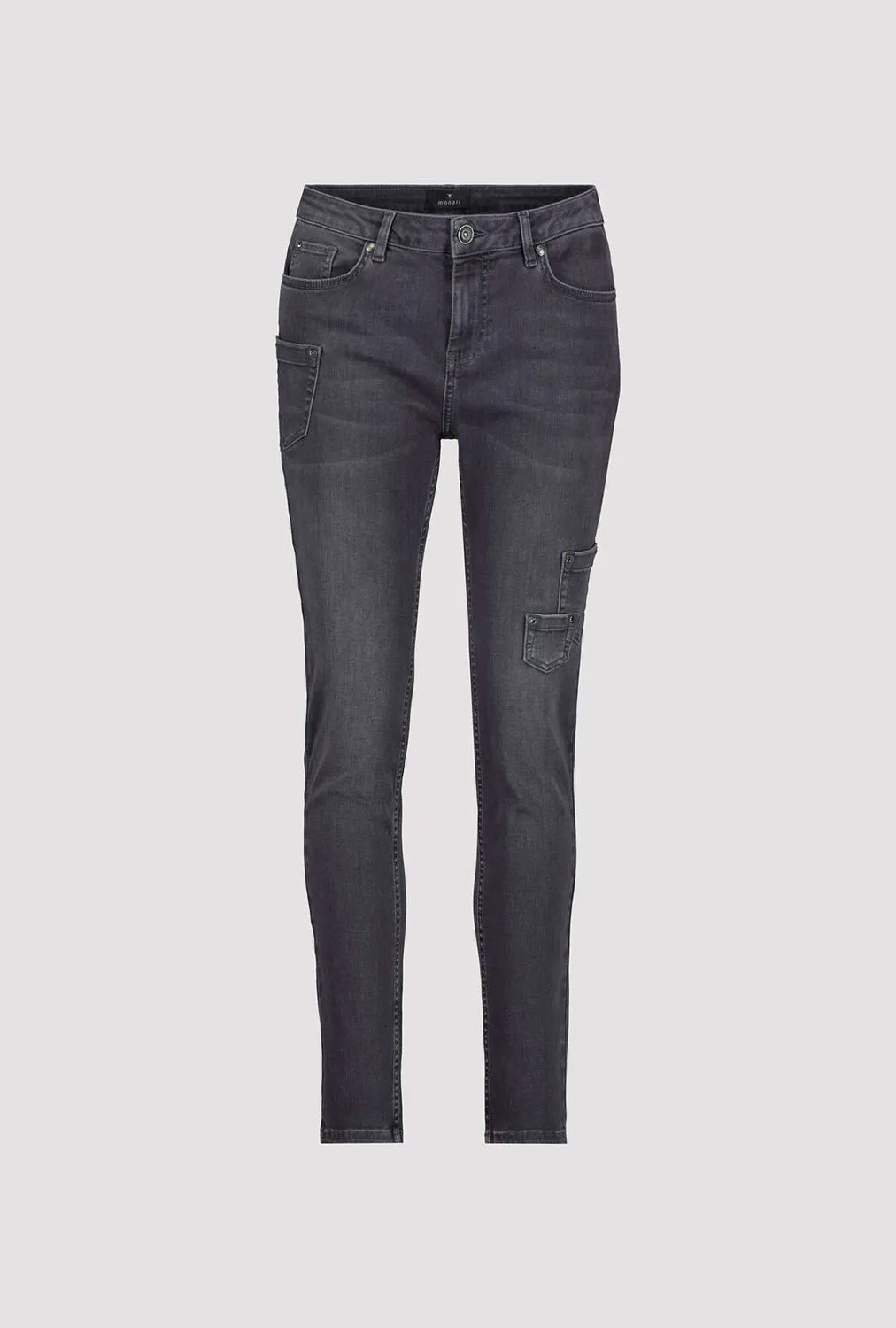 Monari Denim Pants with Embelishment M806525