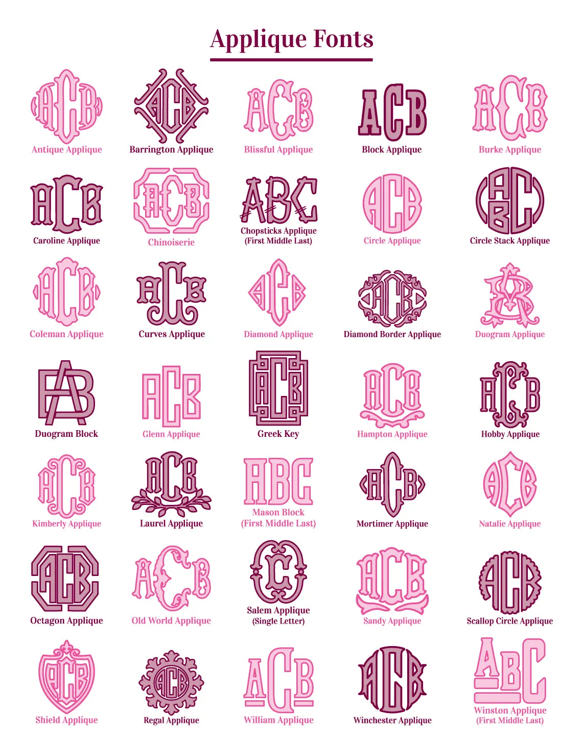 Monogrammed Applique Chambray Euro Sham