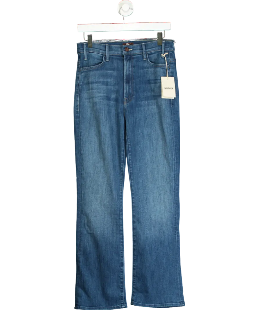 Mother Blue The Hustler Ankle Straight-leg Jeans W28