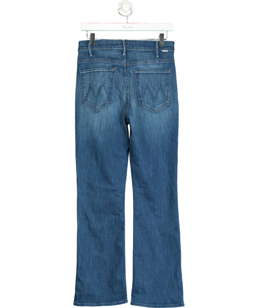 Mother Blue The Hustler Ankle Straight-leg Jeans W28