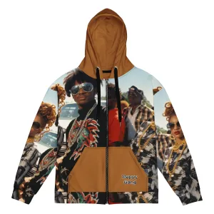 Nappy Gang Rich Gold Zip Up Hoodie Unisex