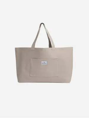 Natural Cotton Canvas Shopper | Sand