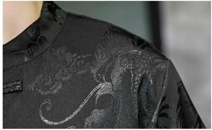 Neo Classic Kung Fu Dragons Shirt & Pants Set