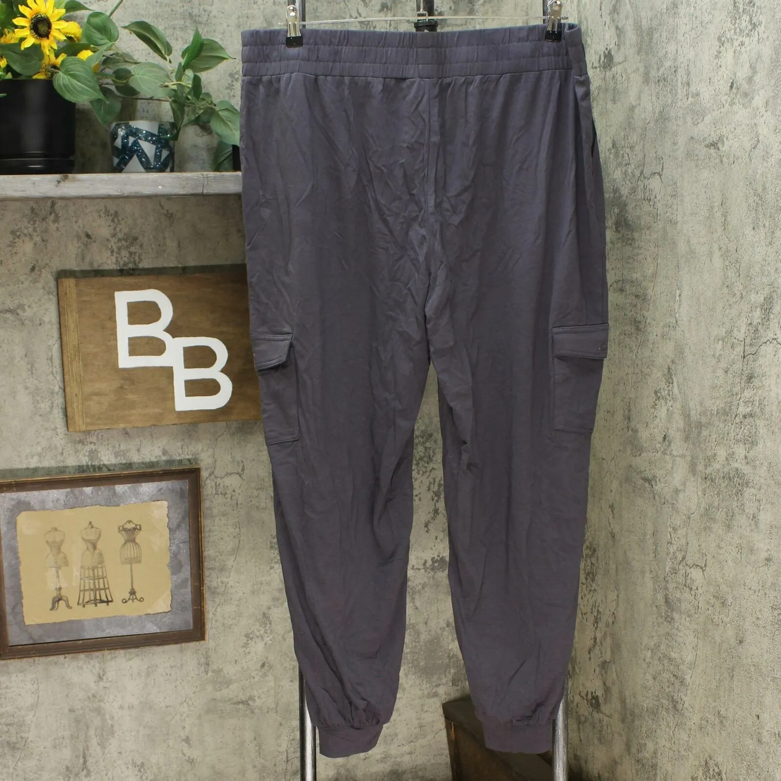 NWT AnyBody Womens Tall Cozy Knit Cargo Jogger Pants. A310169 XS Tall