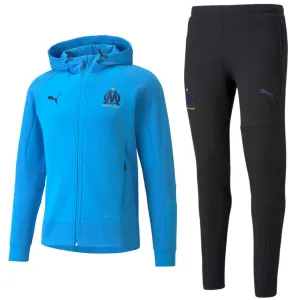 Olympique Marseille Casual hooded presentation tracksuit 2021/22 - Puma