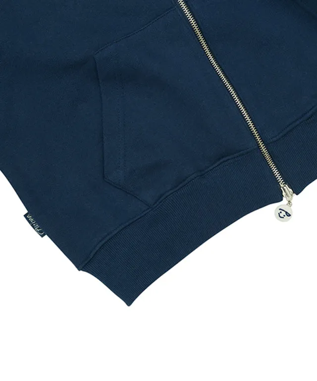 PIV'VEE Marin Zip-Up Hoodie - Navy