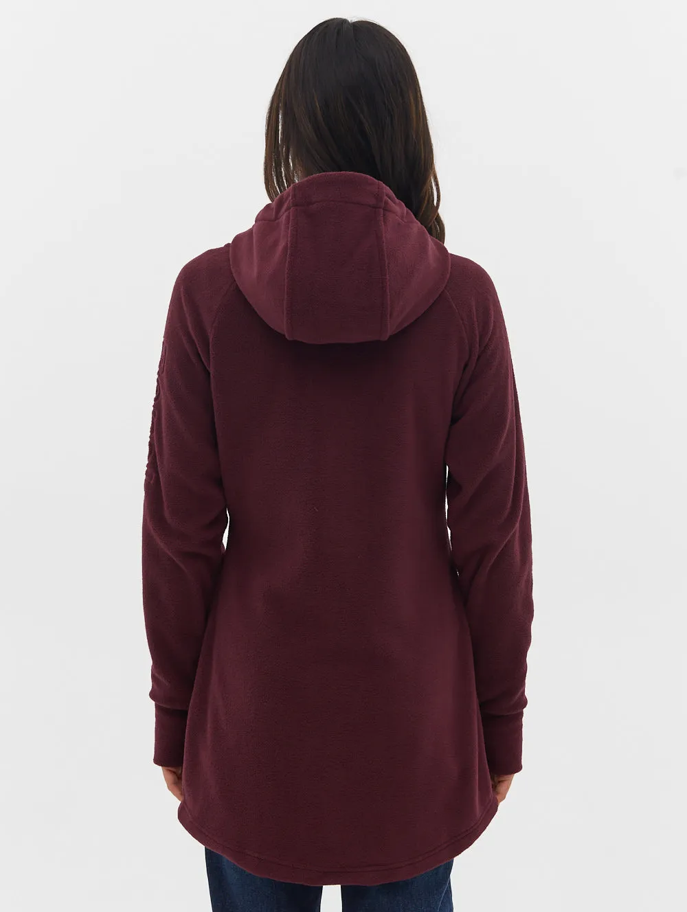 Polar Fleece Long Zip Up Jacket