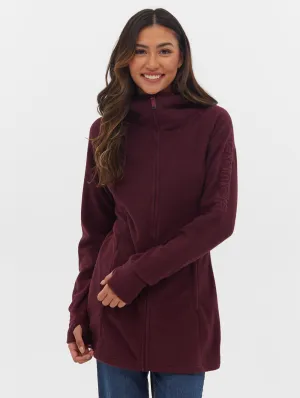 Polar Fleece Long Zip Up Jacket