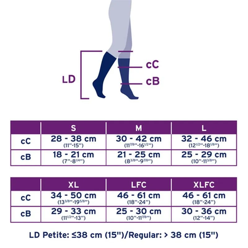 PR/1 JOBST ULTRASHEER WOMEN, KNEE HIGH, 20-30MMHG, SM, ANTHRACITE, CLOSED TOE