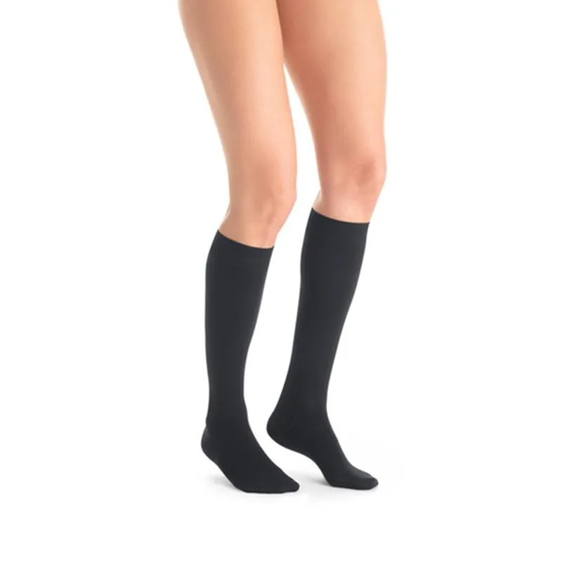 PR/1 JOBST ULTRASHEER WOMEN, KNEE HIGH, 20-30MMHG, SM, ANTHRACITE, CLOSED TOE
