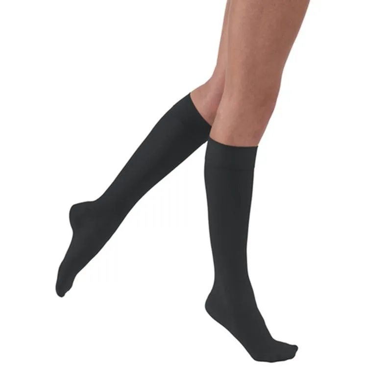 PR/1 JOBST ULTRASHEER WOMEN, KNEE HIGH, 20-30MMHG, SM, ANTHRACITE, CLOSED TOE