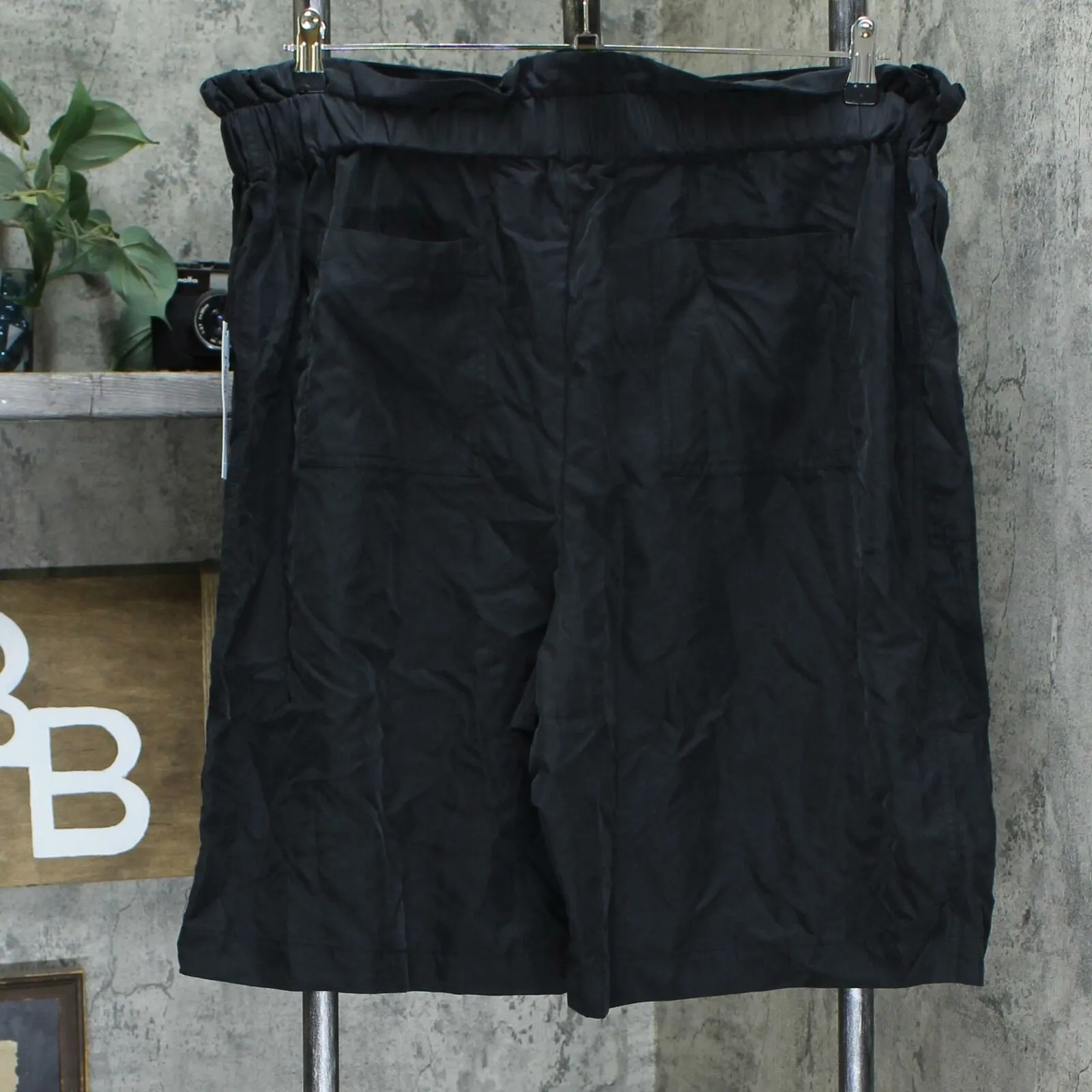 Prologue Women's Mid-Rise Paperbag Waist Bermuda Shorts