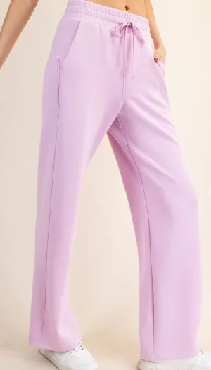 Quinn Scuba Pants - Lavender