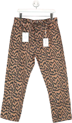 Raey Brown Multi Straight Jeans W32