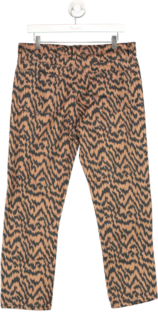 Raey Brown Multi Straight Jeans W32