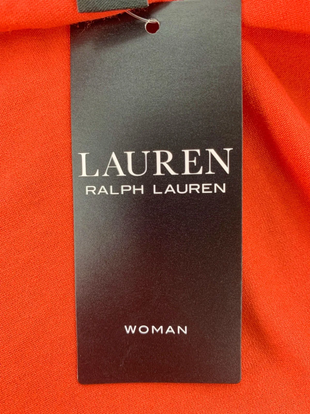 Ralph Lauren Orange Alayja 3/4 Knit Top XXXL