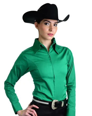 Royal Highness Ladies Zip Up Shirt