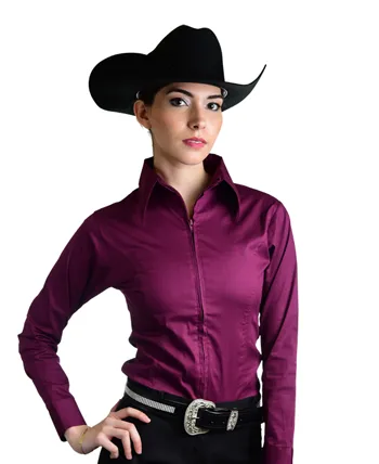 Royal Highness Ladies Zip Up Shirt