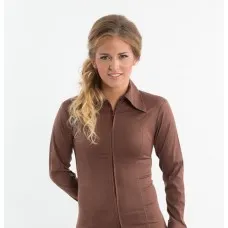 Royal Highness Ladies Zip Up Shirt