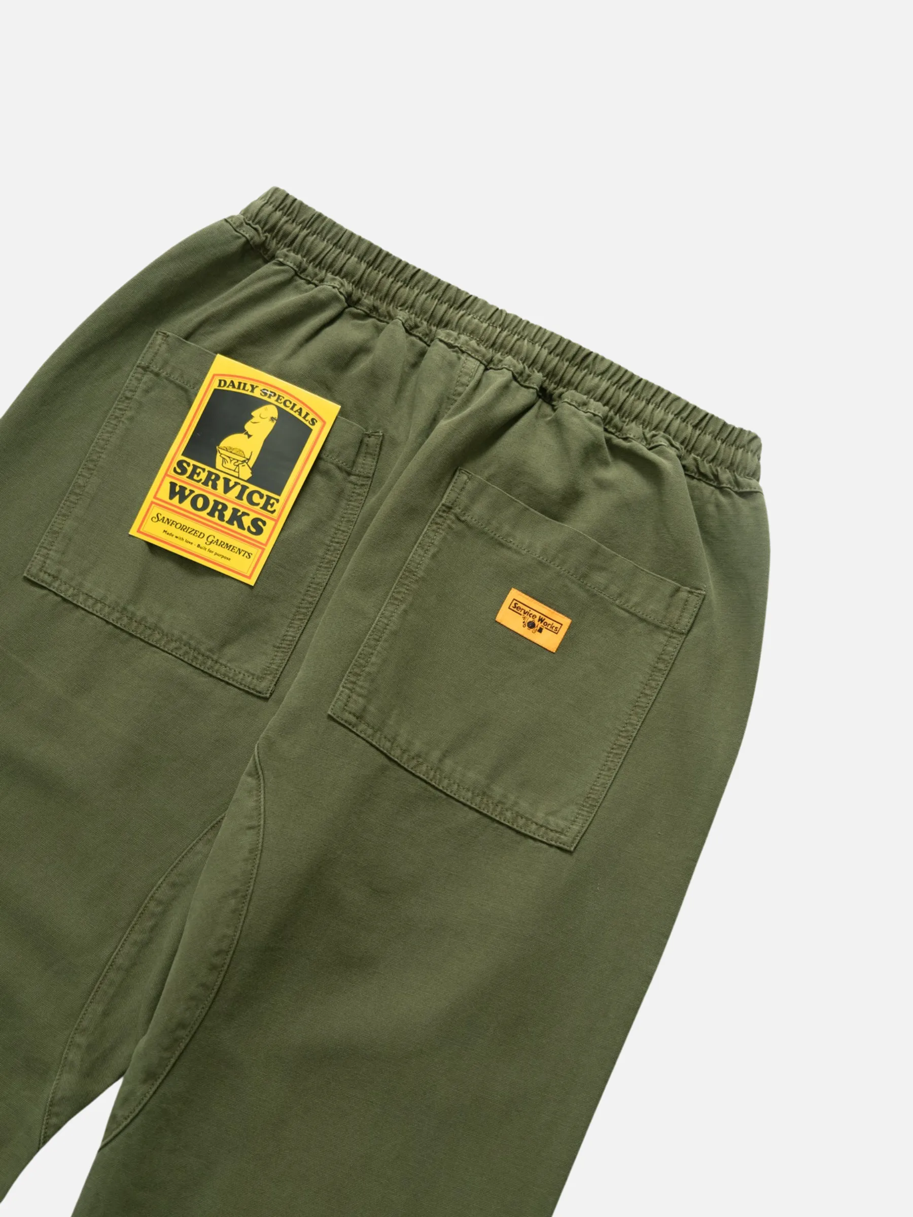 Service Works Canvas Chef Pant - Olive