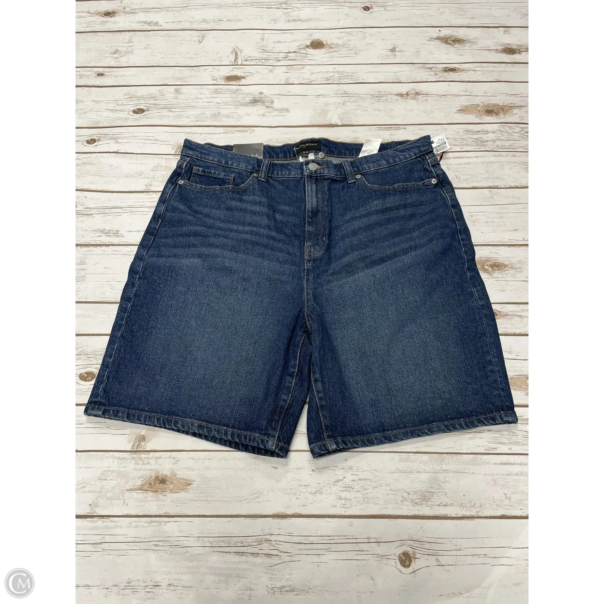 Shorts By Banana Republic In Blue Denim, Size: 18