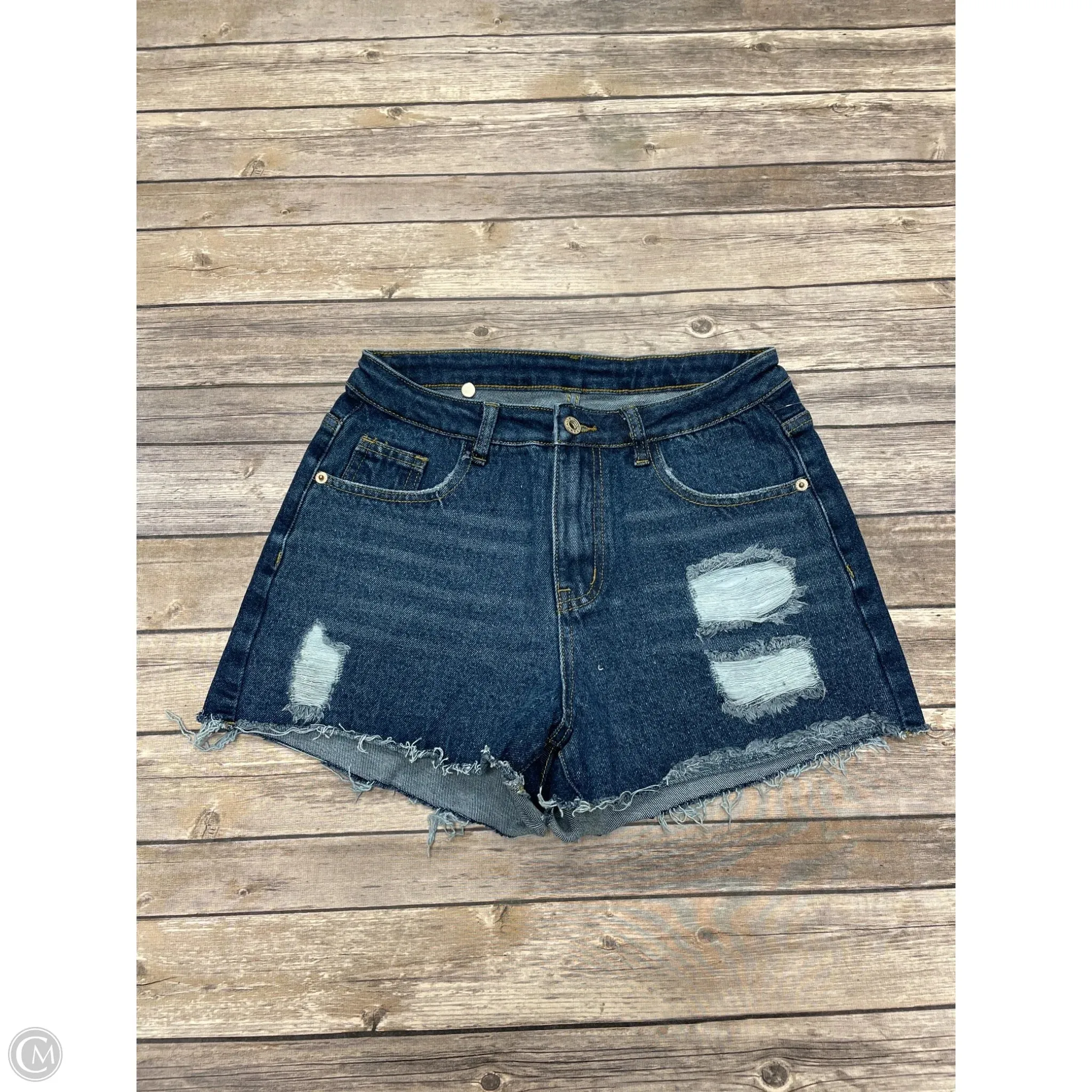 Shorts By Cmf In Blue Denim, Size: 8