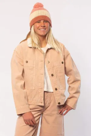 Sisstrevolution Psyched Wvn Jacket -  atlas pink