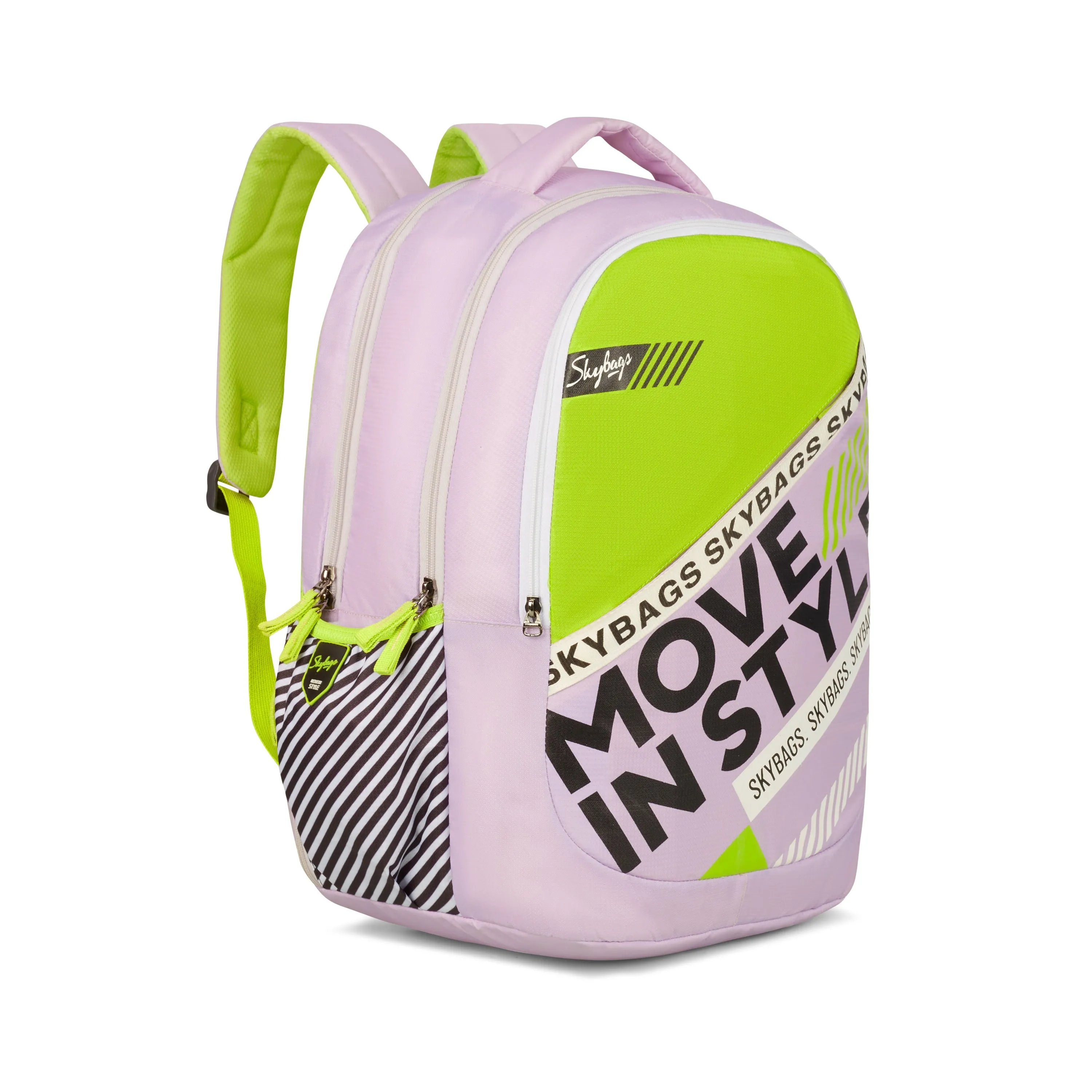 Skybags KLAN PLUS 06 SCHOOL BACKPACK NUDE PINK