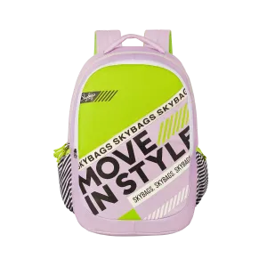 Skybags KLAN PLUS 06 SCHOOL BACKPACK NUDE PINK