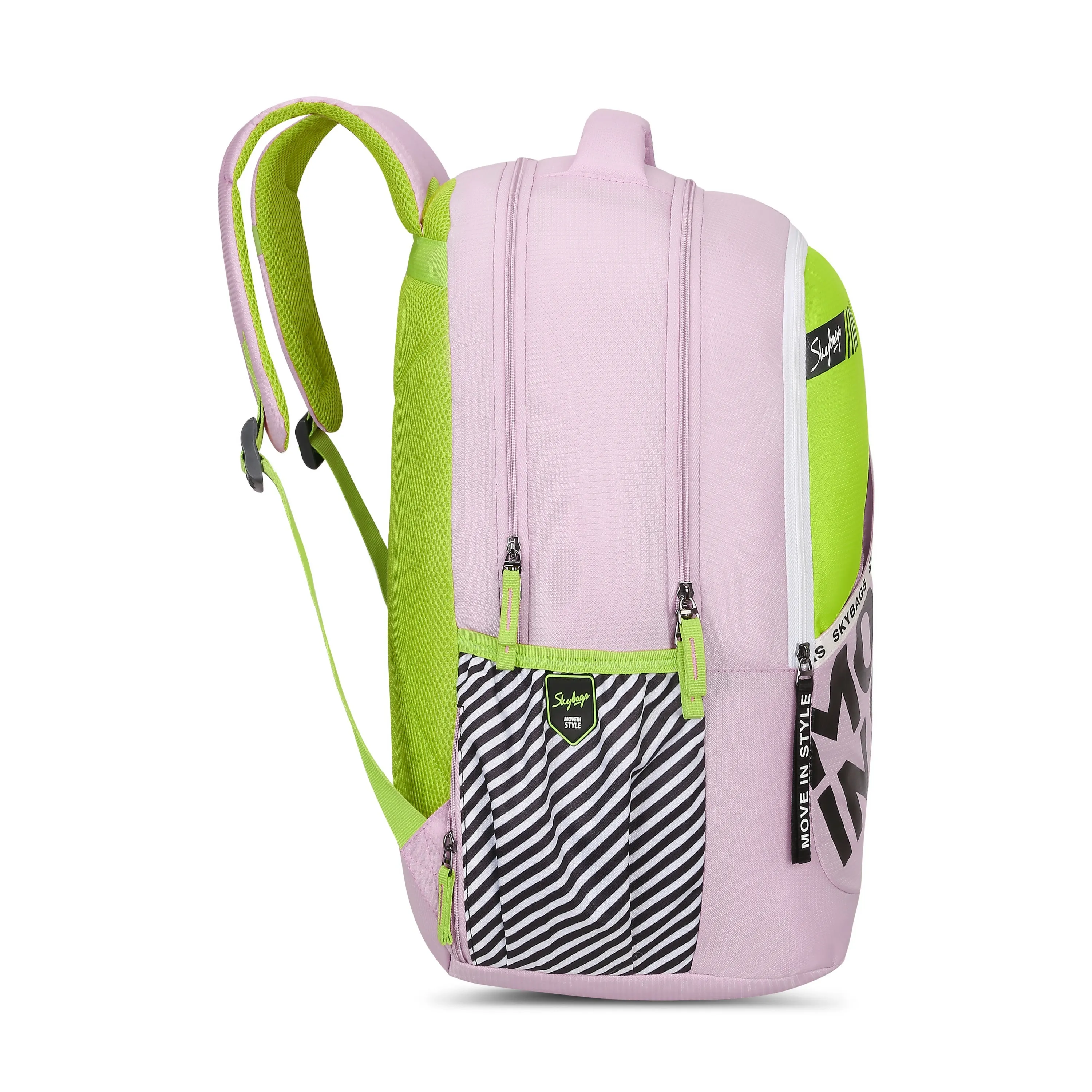 Skybags KLAN PLUS 06 SCHOOL BACKPACK NUDE PINK