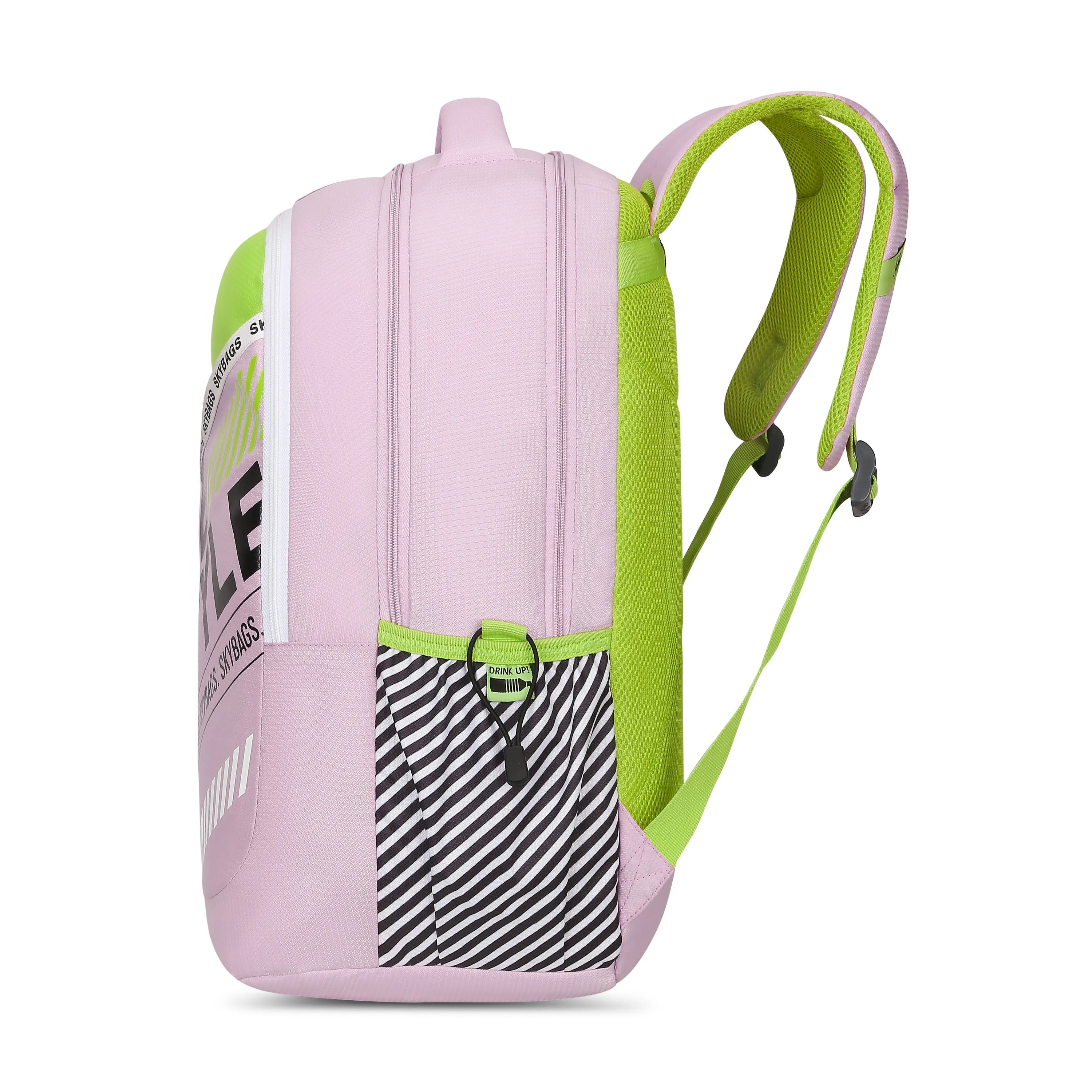 Skybags KLAN PLUS 06 SCHOOL BACKPACK NUDE PINK