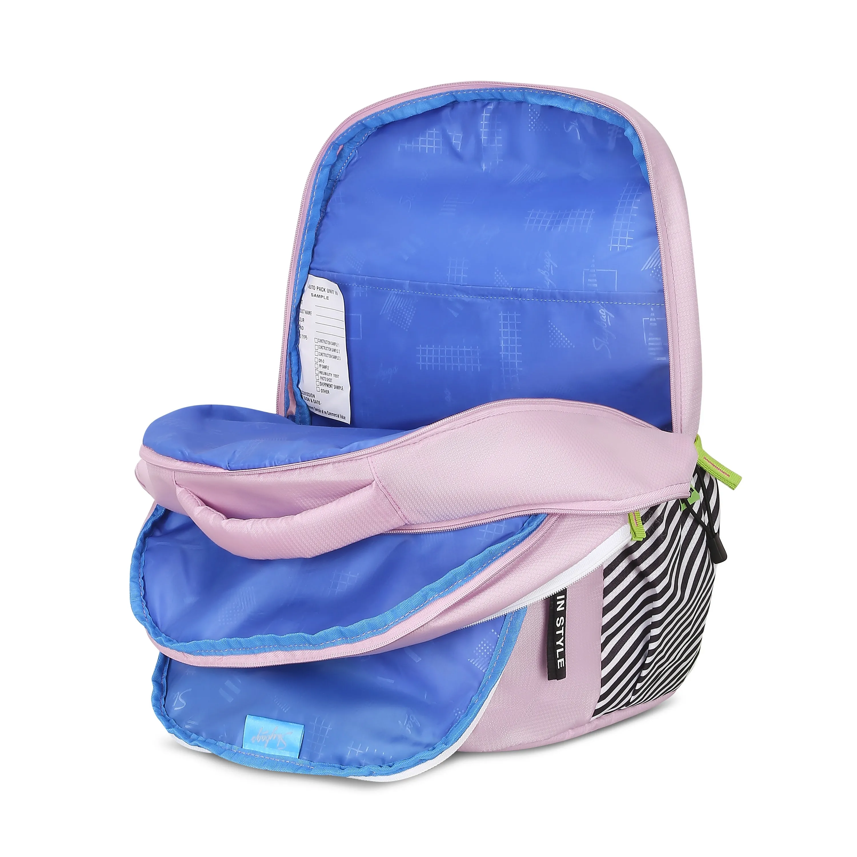 Skybags KLAN PLUS 06 SCHOOL BACKPACK NUDE PINK