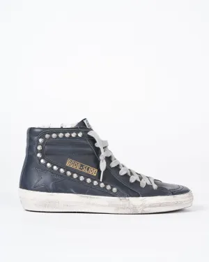 slide classic leather upper - studs