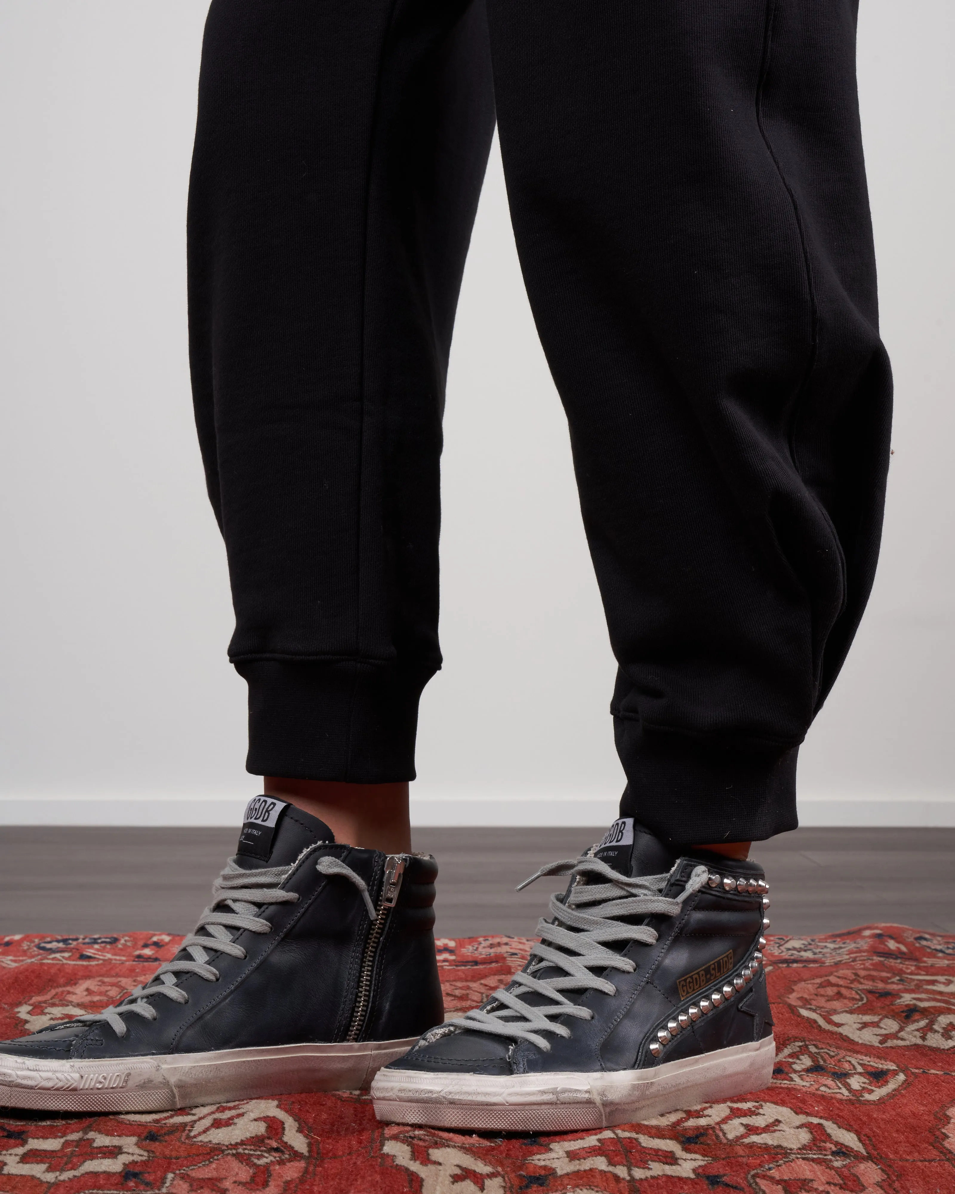 slide classic leather upper - studs