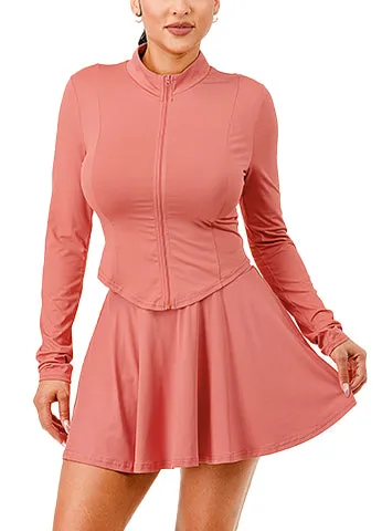 SPORTS ZIP UP JACKET SKORT SET(MMS8015) <Bundle>