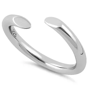 Sterling Silver Unique Adjustable Ring