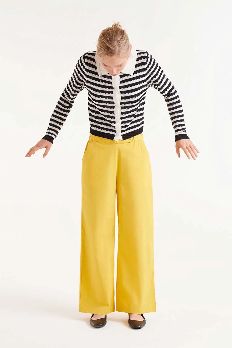Straight Trouser - Yellow