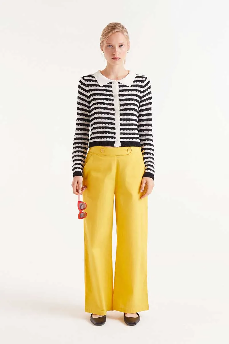 Straight Trouser - Yellow