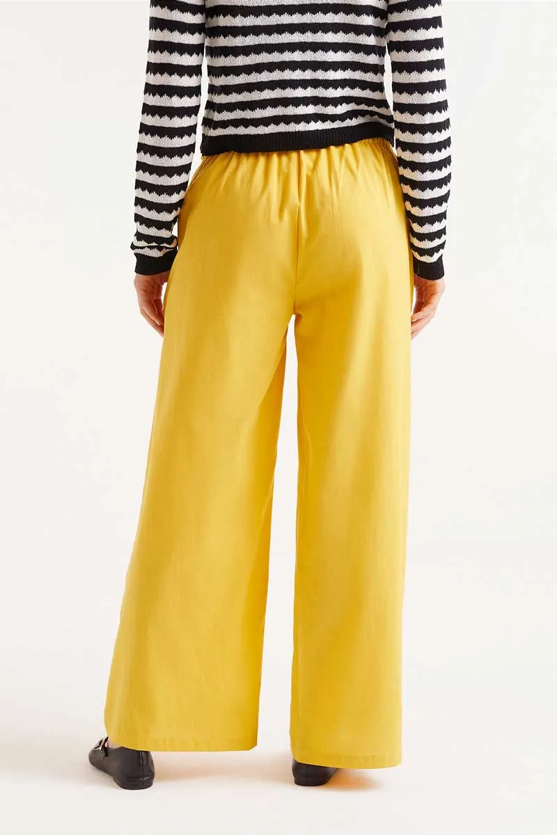 Straight Trouser - Yellow