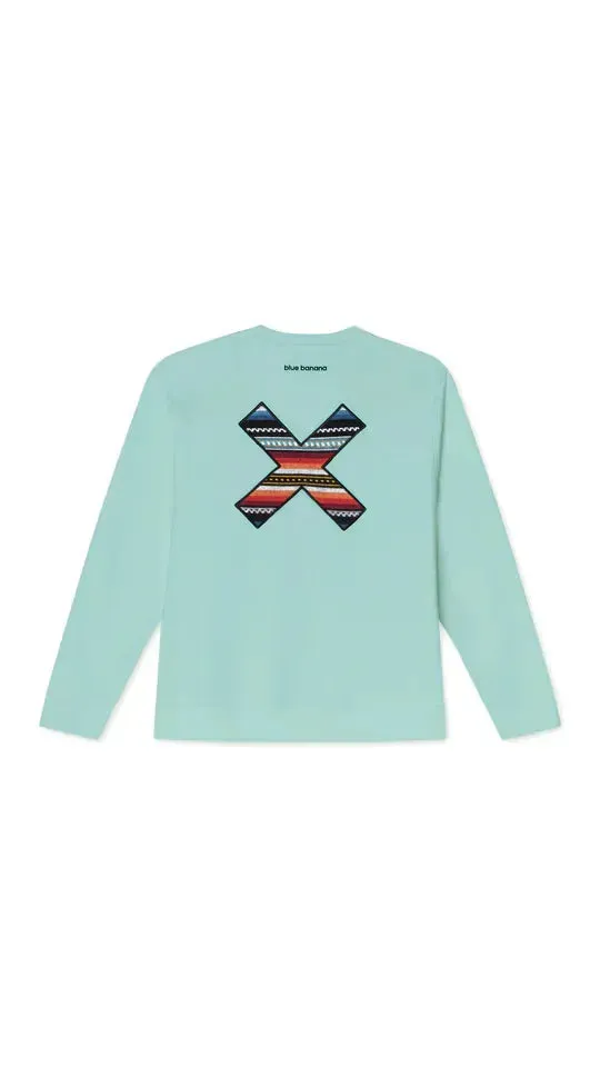 Sudadera BLUE BANANA Crew Classic Acqua
