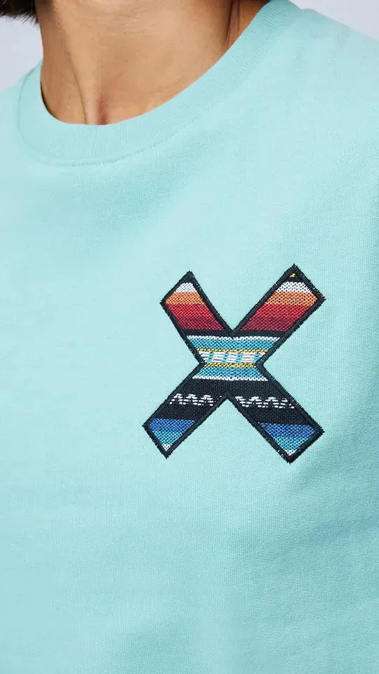 Sudadera BLUE BANANA Crew Classic Acqua