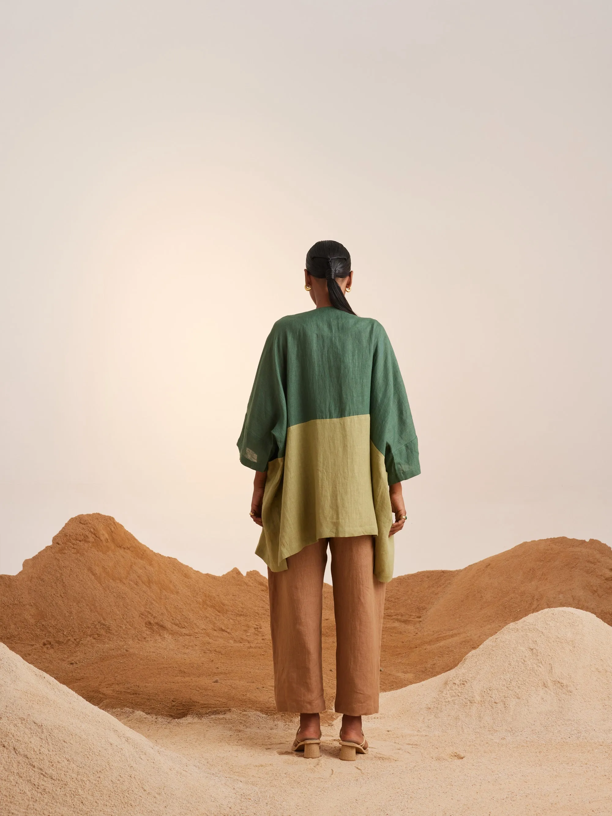 Summer Co-Ord Set Of 3 Cape June-Fern-Macha-Sand-Linen-Ss25-Jcs3-Fms-Cord