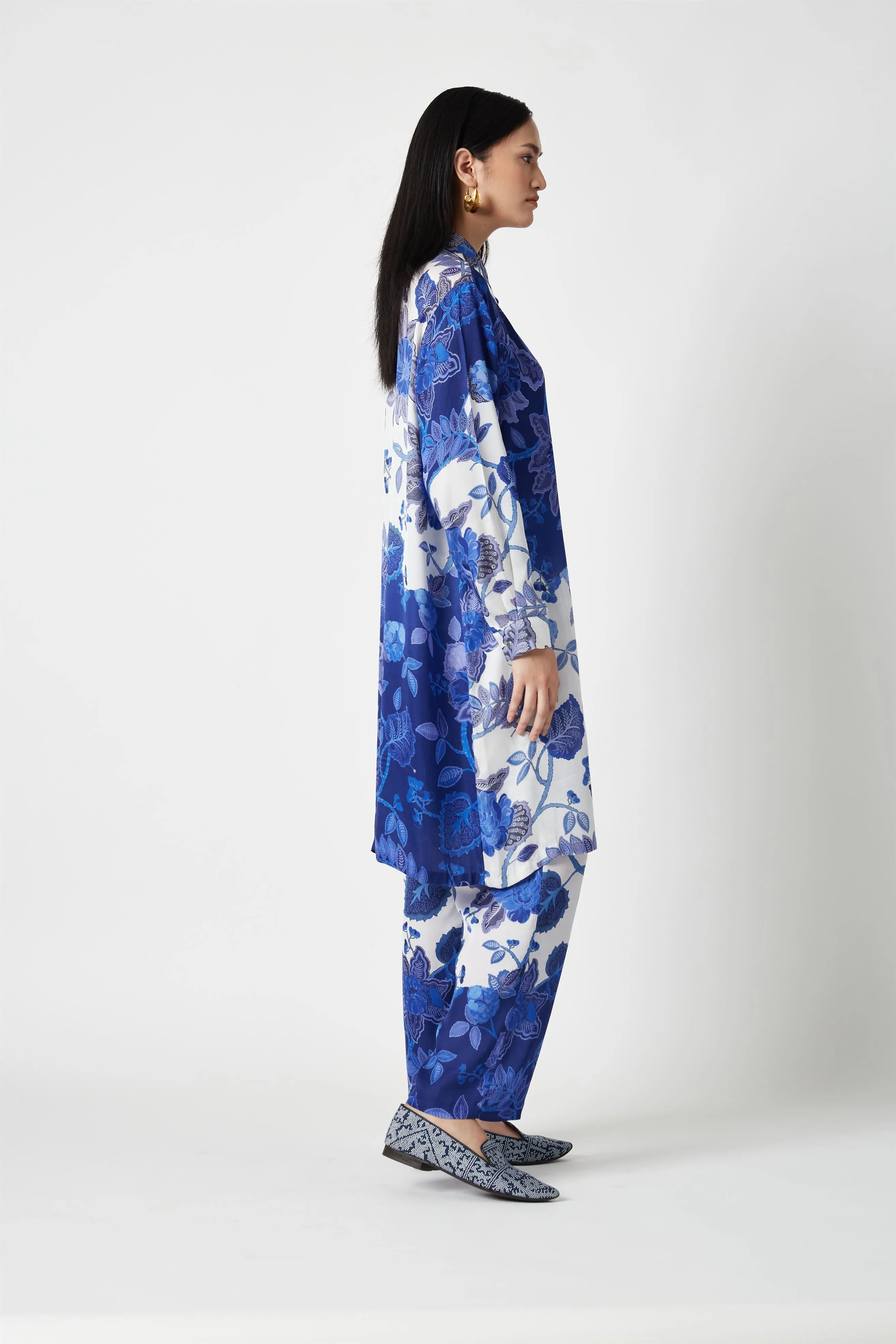Summer Kurta Set Modal Satin Sumatra Printed-Fashion Edit Java 3-9JV-123A-Payal Pratap