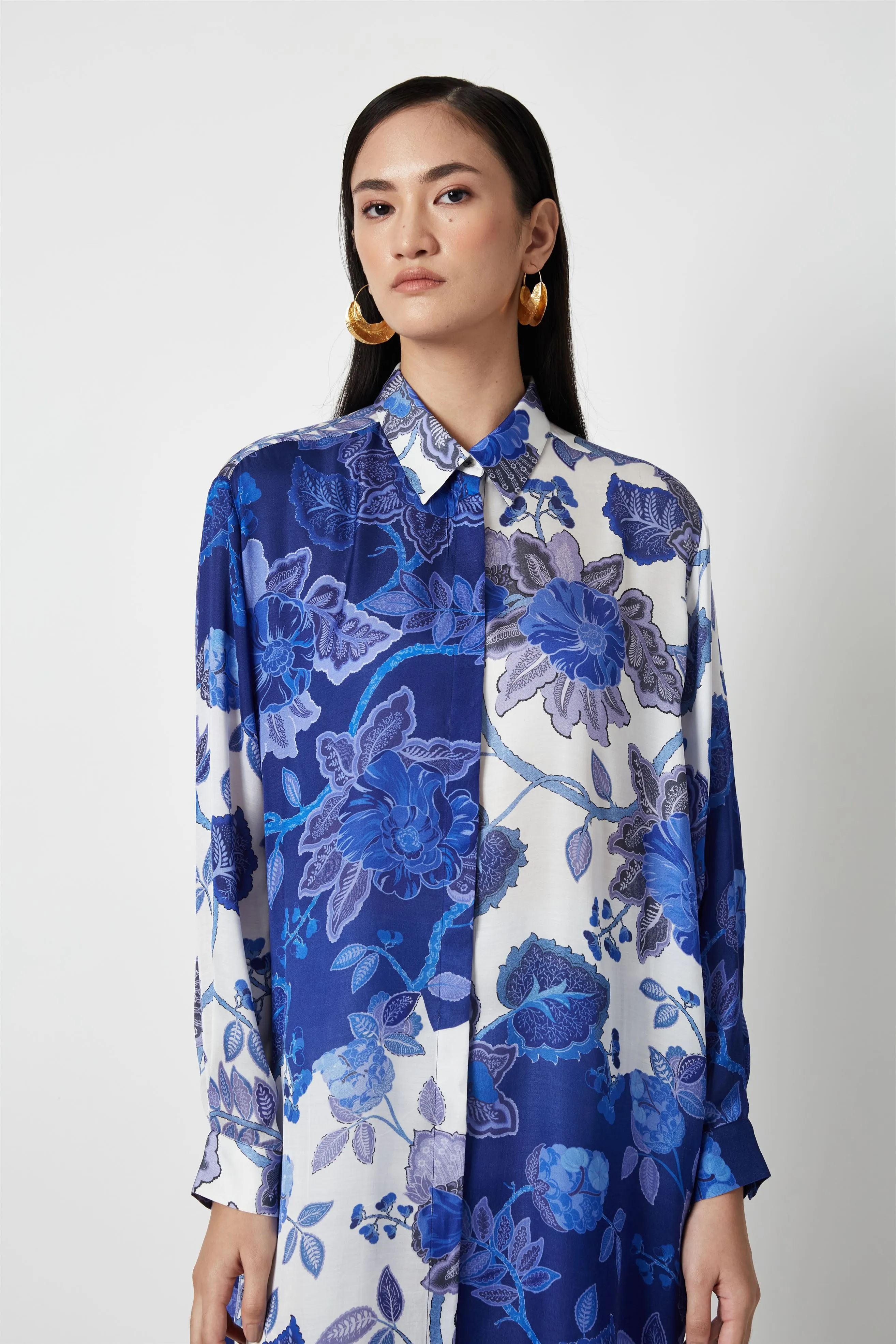 Summer Kurta Set Modal Satin Sumatra Printed-Fashion Edit Java 3-9JV-123A-Payal Pratap