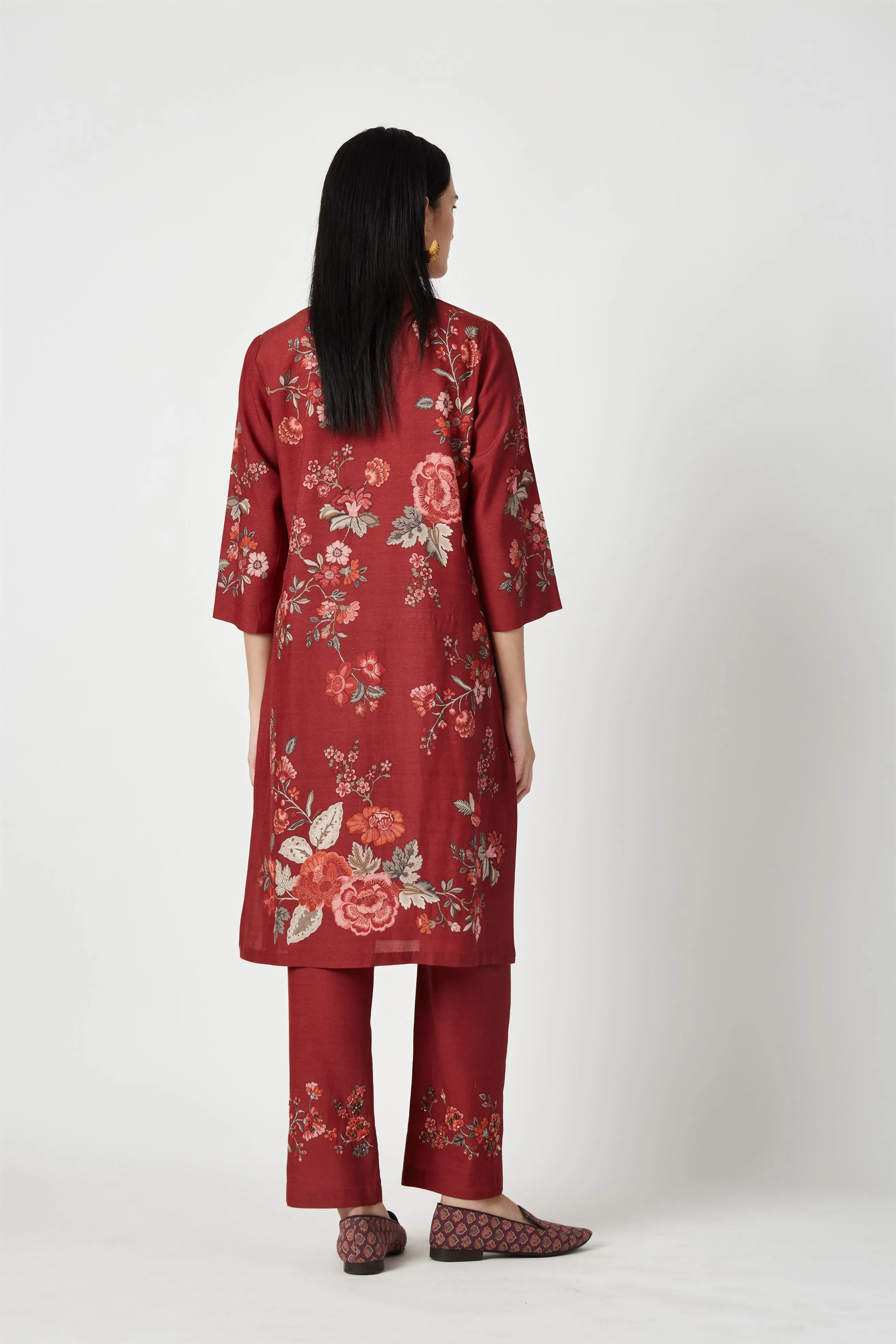 Summer Kurta Set Pure Silk Siaba Printed-Fashion Edit Java 3-9JV-124A-Payal Pratap