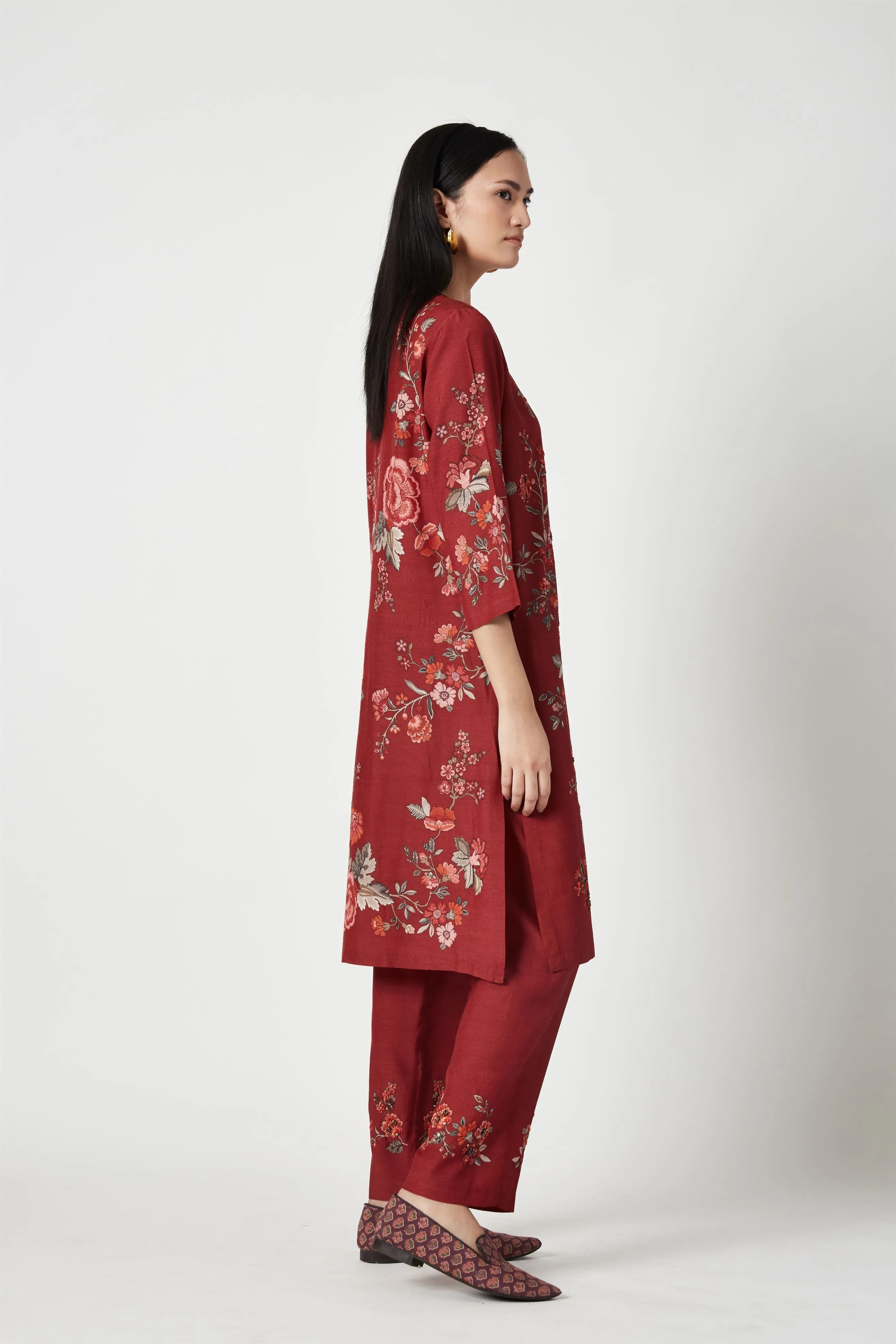 Summer Kurta Set Pure Silk Siaba Printed-Fashion Edit Java 3-9JV-124A-Payal Pratap