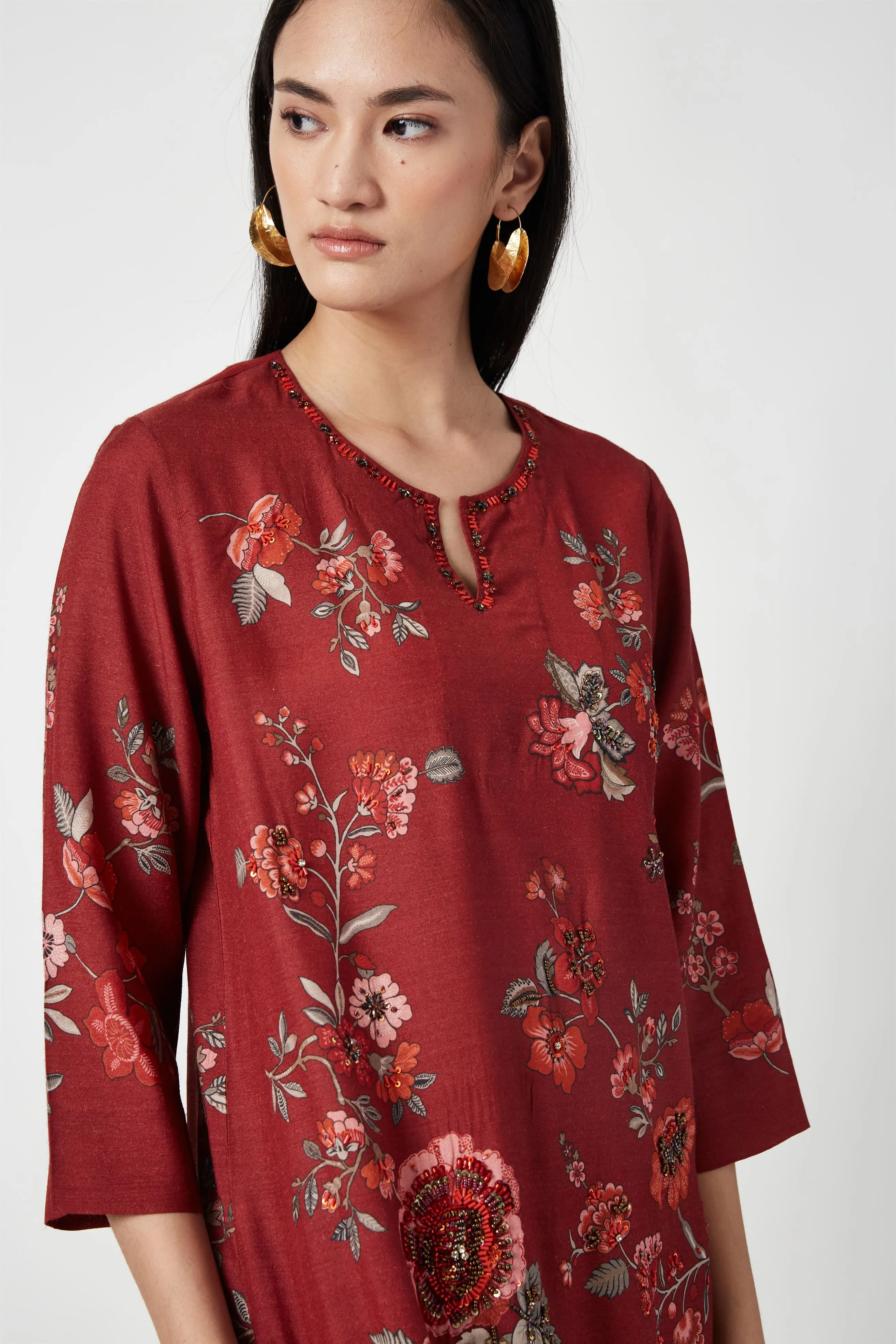 Summer Kurta Set Pure Silk Siaba Printed-Fashion Edit Java 3-9JV-124A-Payal Pratap