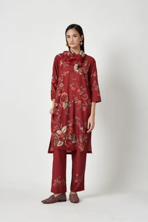 Summer Kurta Set Pure Silk Siaba Printed-Fashion Edit Java 3-9JV-124A-Payal Pratap