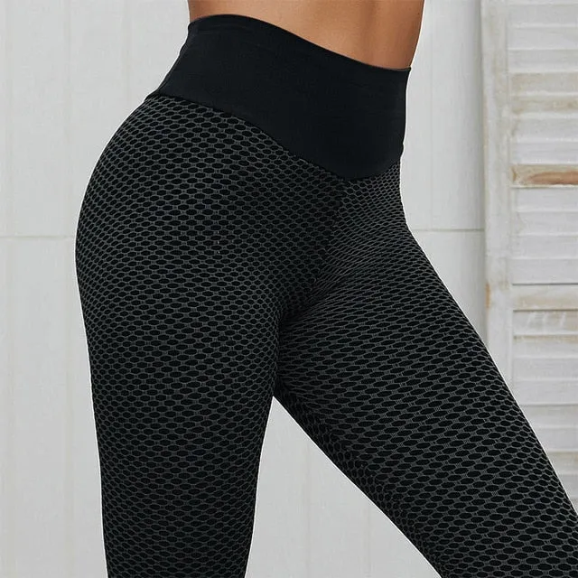 SVOKOR Women Leggings High Waist Dot Fitness leggins mujer High stretch sportswear ladies polyester casual Seamless Pants