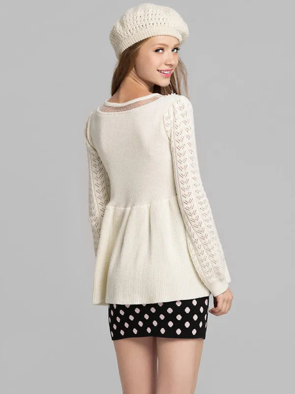 sweet doll peplum top